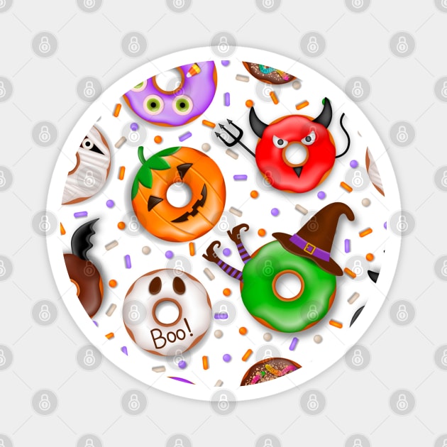 Halloween Donuts Magnet by igzine